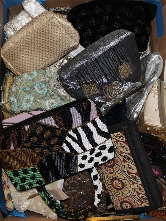 Various evening bags